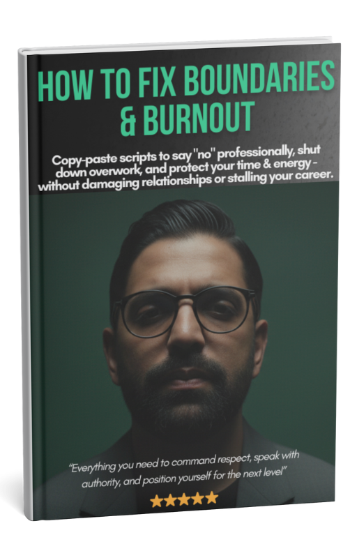 Boundaries & Burnout Scriptbook