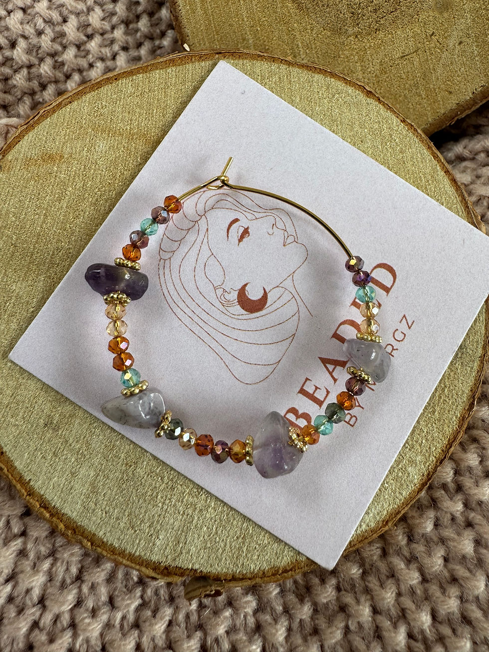 Thumbnail: Purple Amara Earrings