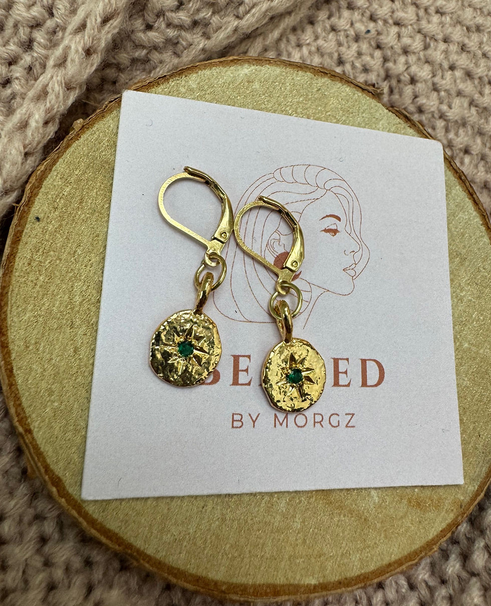Green Josie Earrings