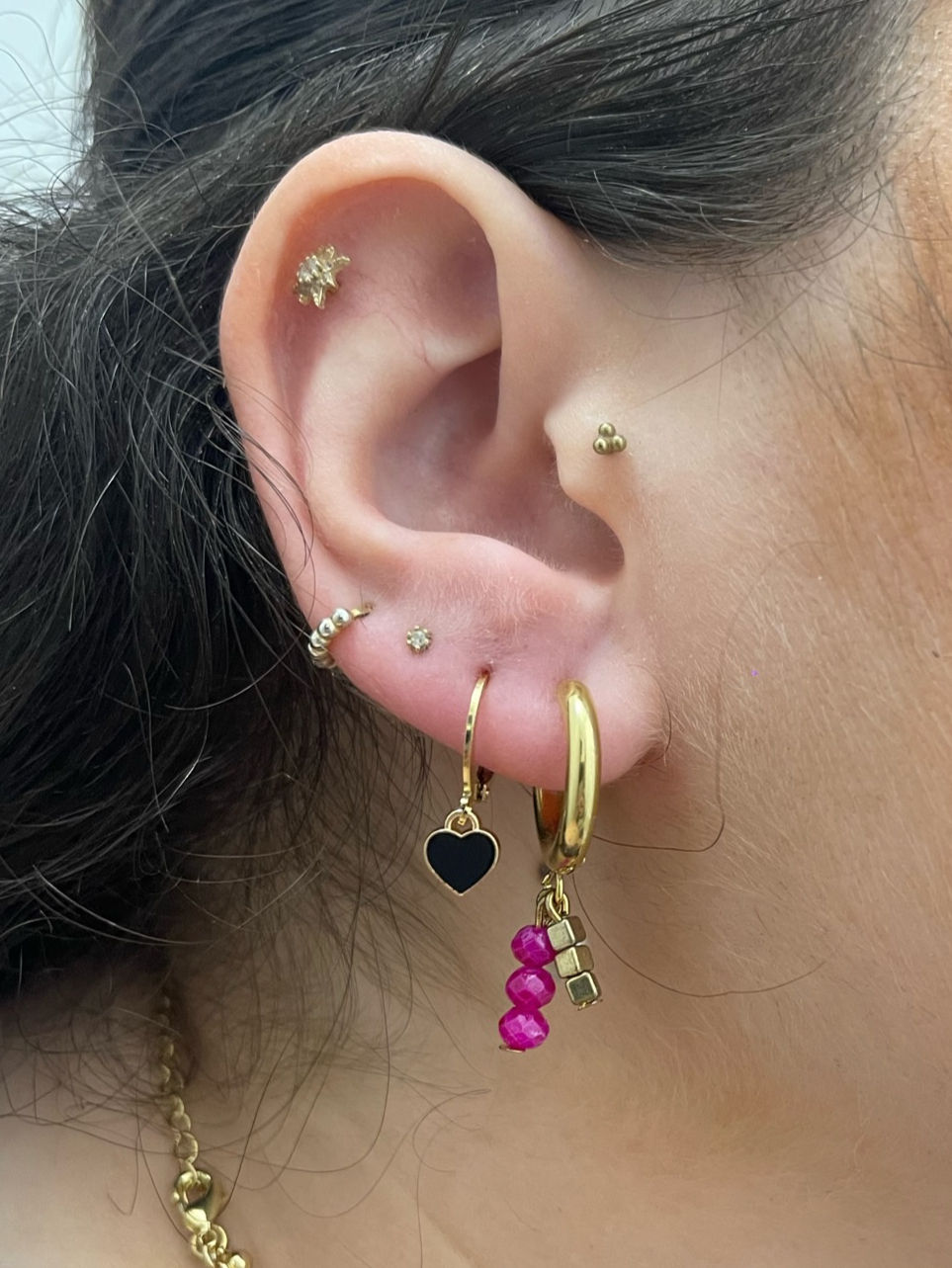 Thumbnail: Pink Zoey Earrings