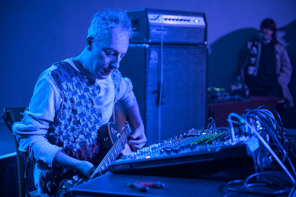 Oren Ambarchi and Pale Ribbons Tossed Into The Dark live at Wyola Club, Fremantle, for Arrival Festival