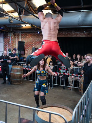 Dude, Where's My Ring wrestling at Seasonal Brewing, Maylands