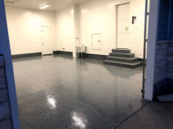 Dark Gray with Light Flake Broadcast