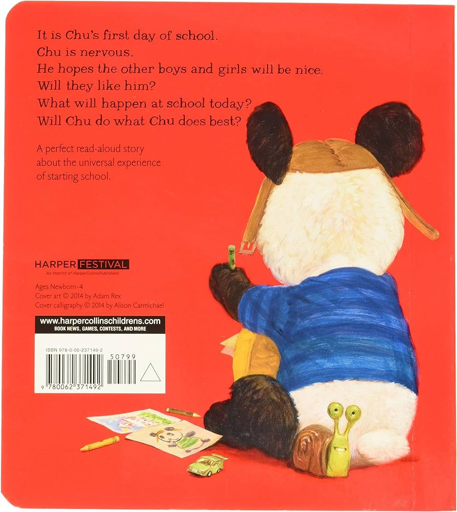 תמונה ממוזערת: Chu's First Day of school / Neil Gaiman - BoardBook