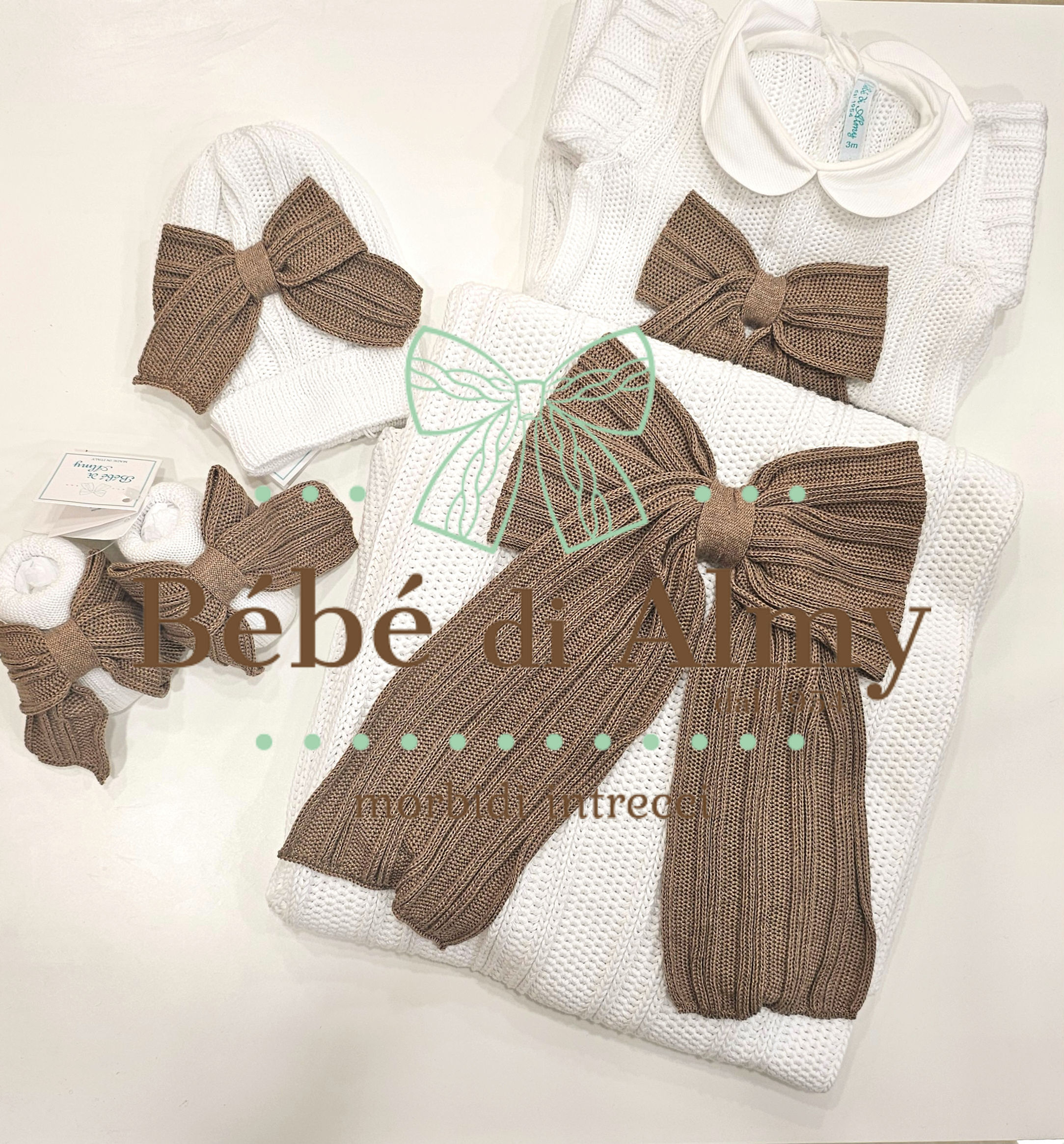 Handmade Bow Layette