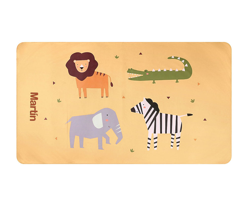 Thumbnail: Telo Microfibra Wild Animals Personalizzabile