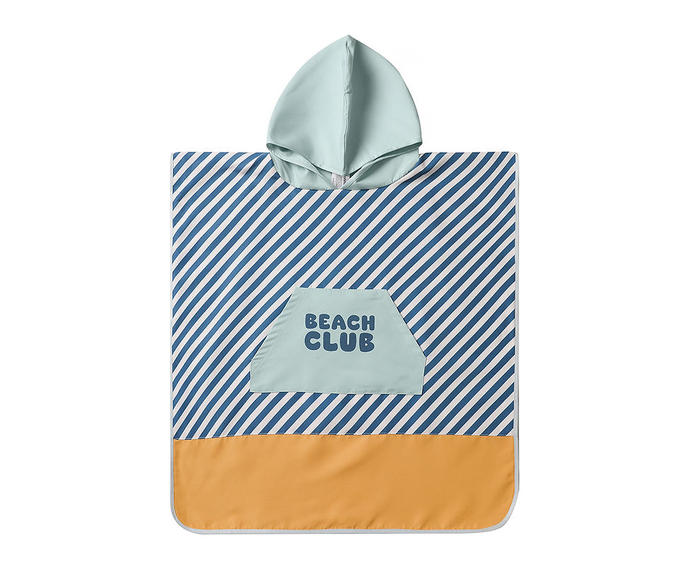 Miniatura: Poncho Spiaggia Stripes Blues & Beyond