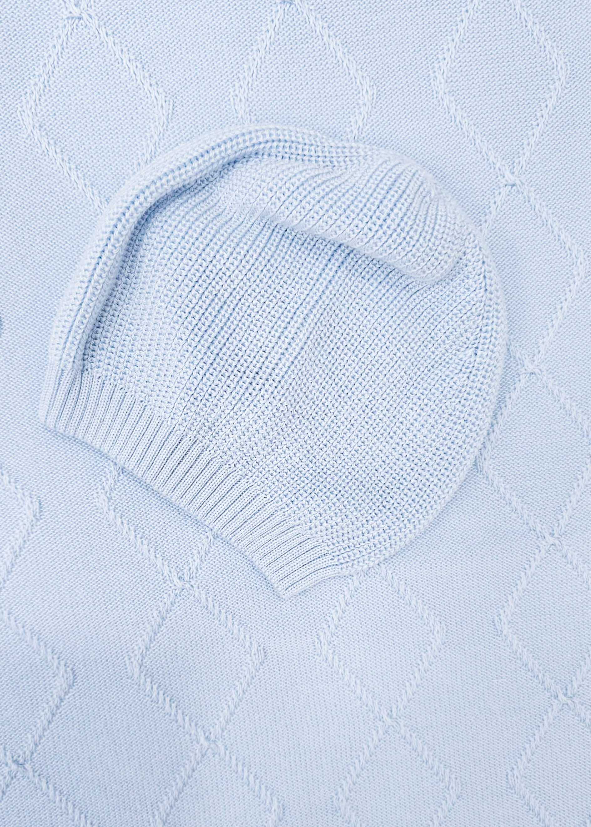 Cappellino in 100% Eucalipto taglia 3 mesi (Maglificio di Verona)