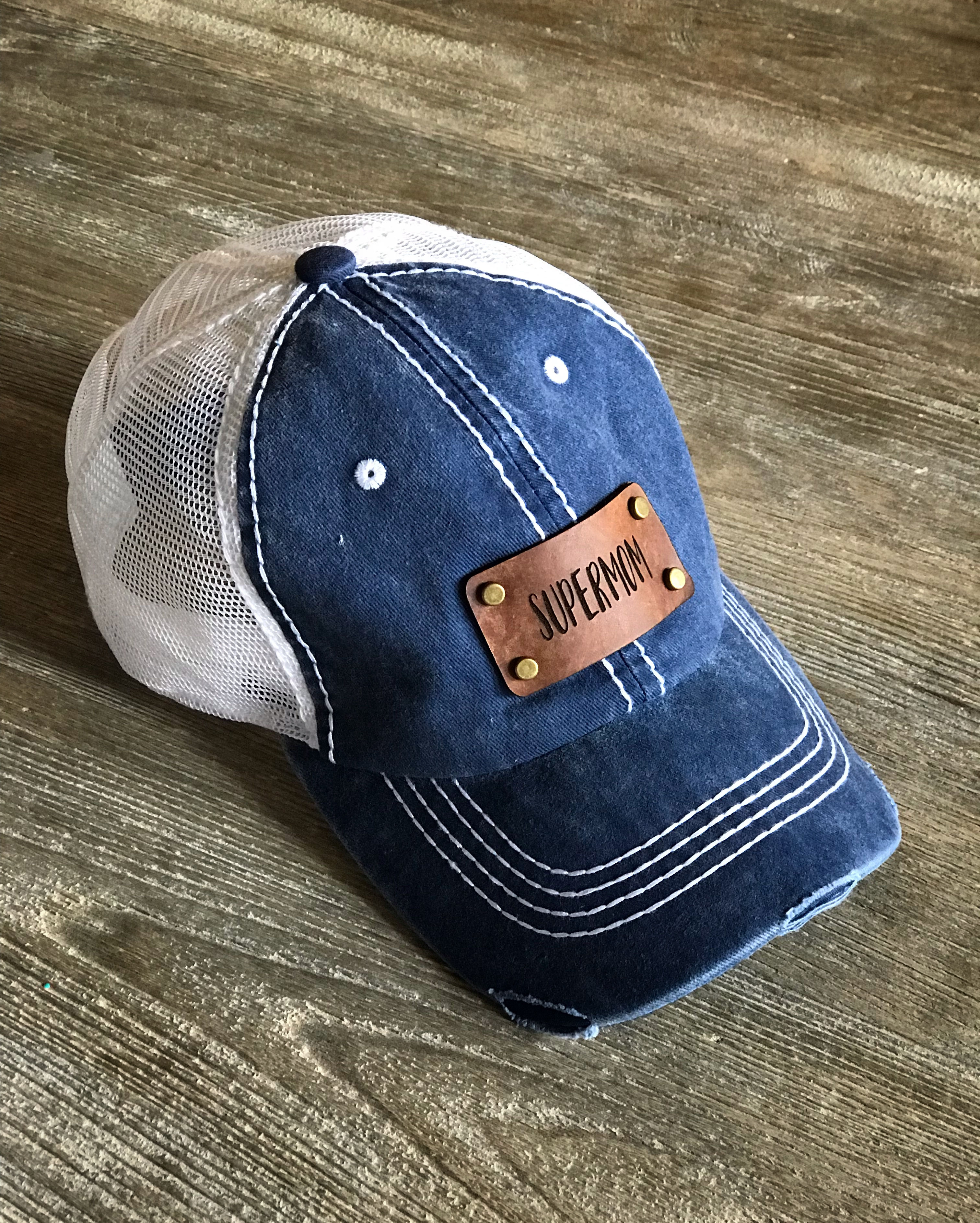 Blue Vintage Baseball Cap