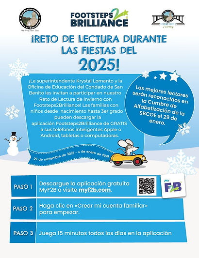 Holiday Reading Challenge 2025 Esp