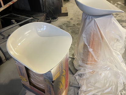 Spraymalte Barstoler!