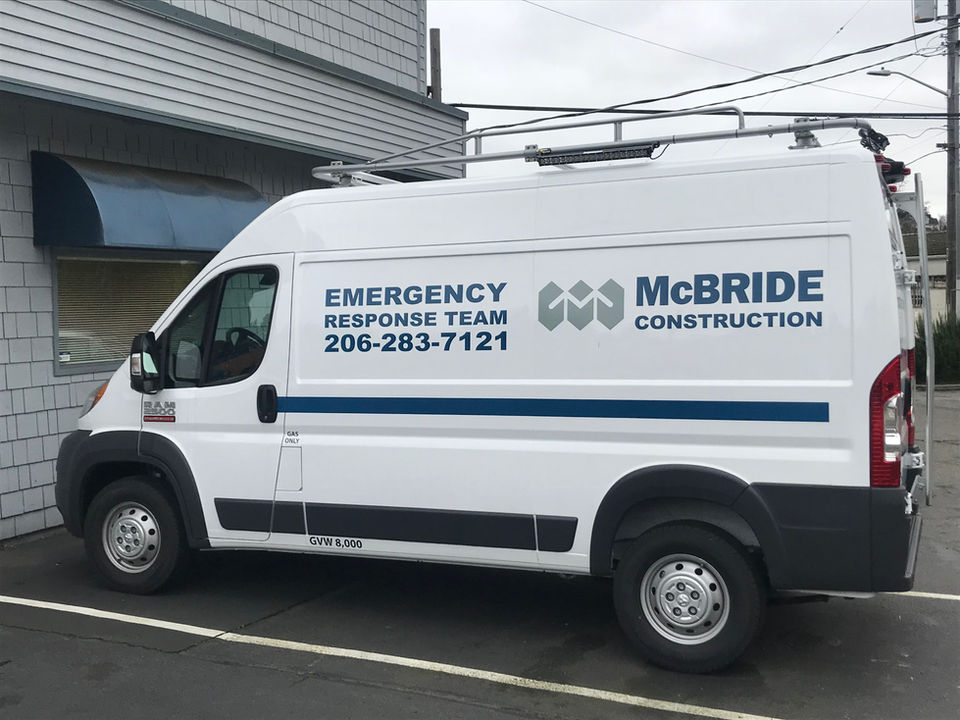 McBride Construction emergency services in Seattle and Portland