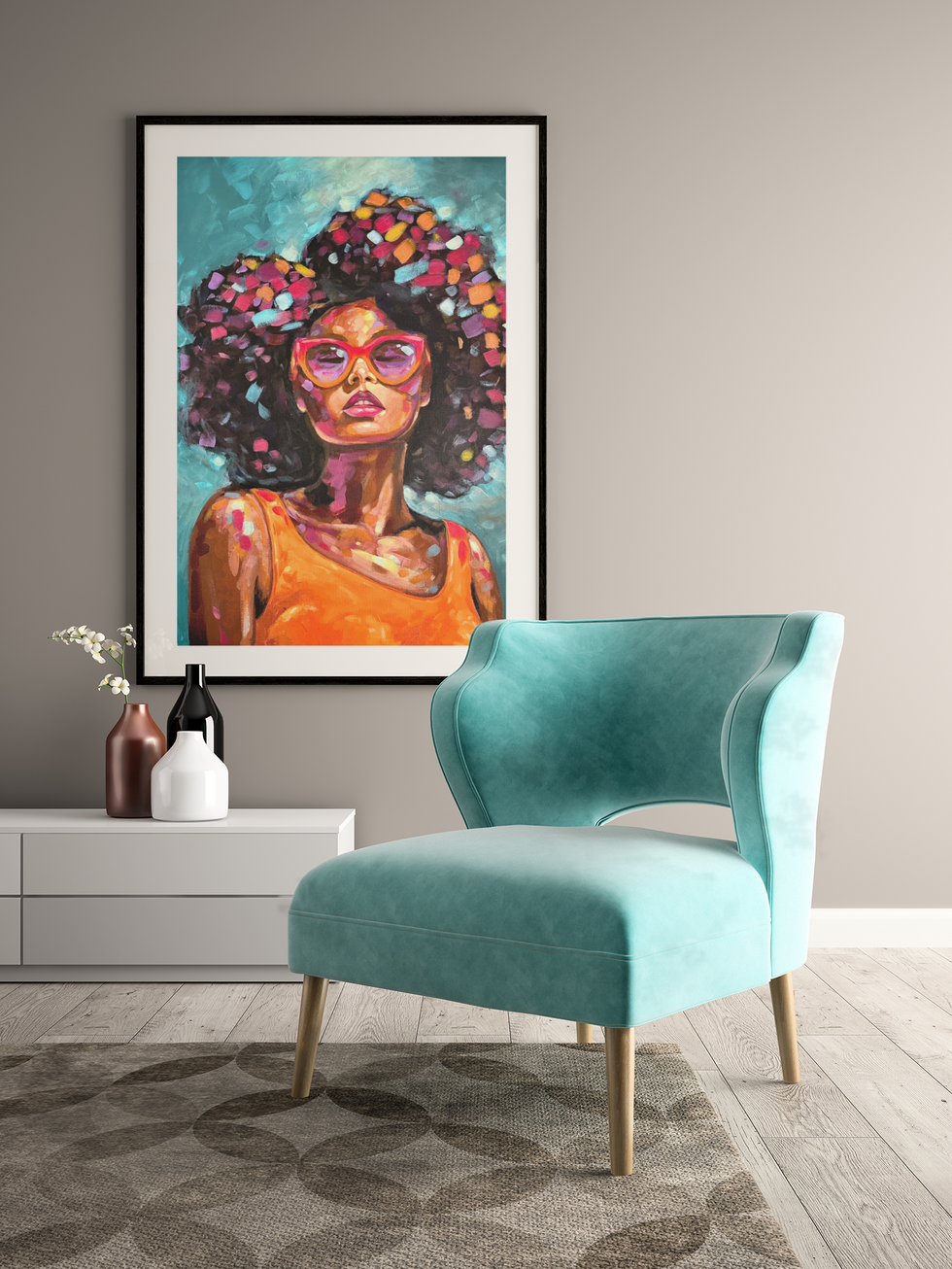 Deco Chromatic Woman