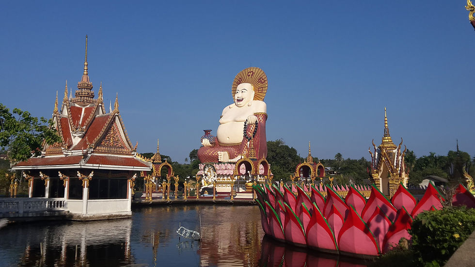 Temple Wat Plai Laem à Bangrak Koh Samui