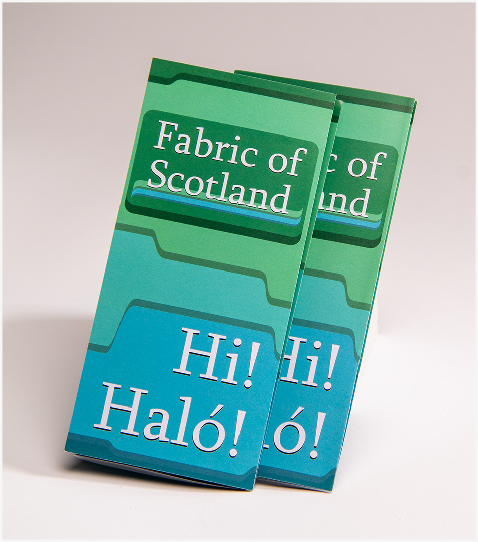 Fabric of Scotland Leaflets Cover