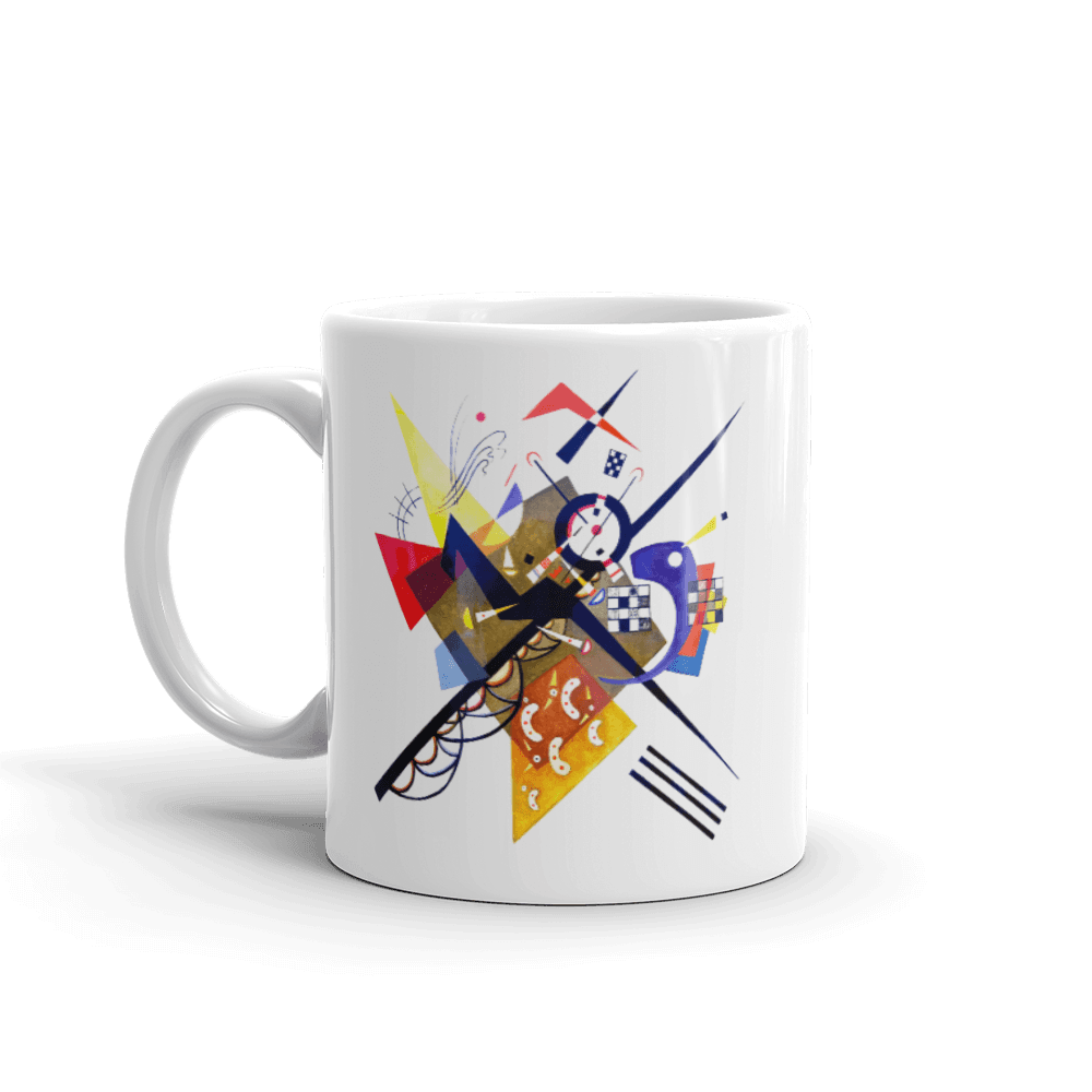 Wassily Kandinsky on White II (Auf Weiss) 1923, Artwork Mug