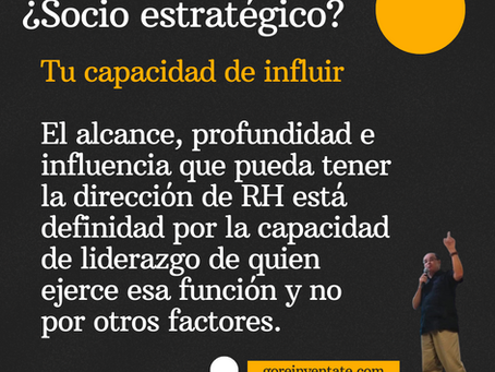 Recursos Humanos ¿Socio estratégico?