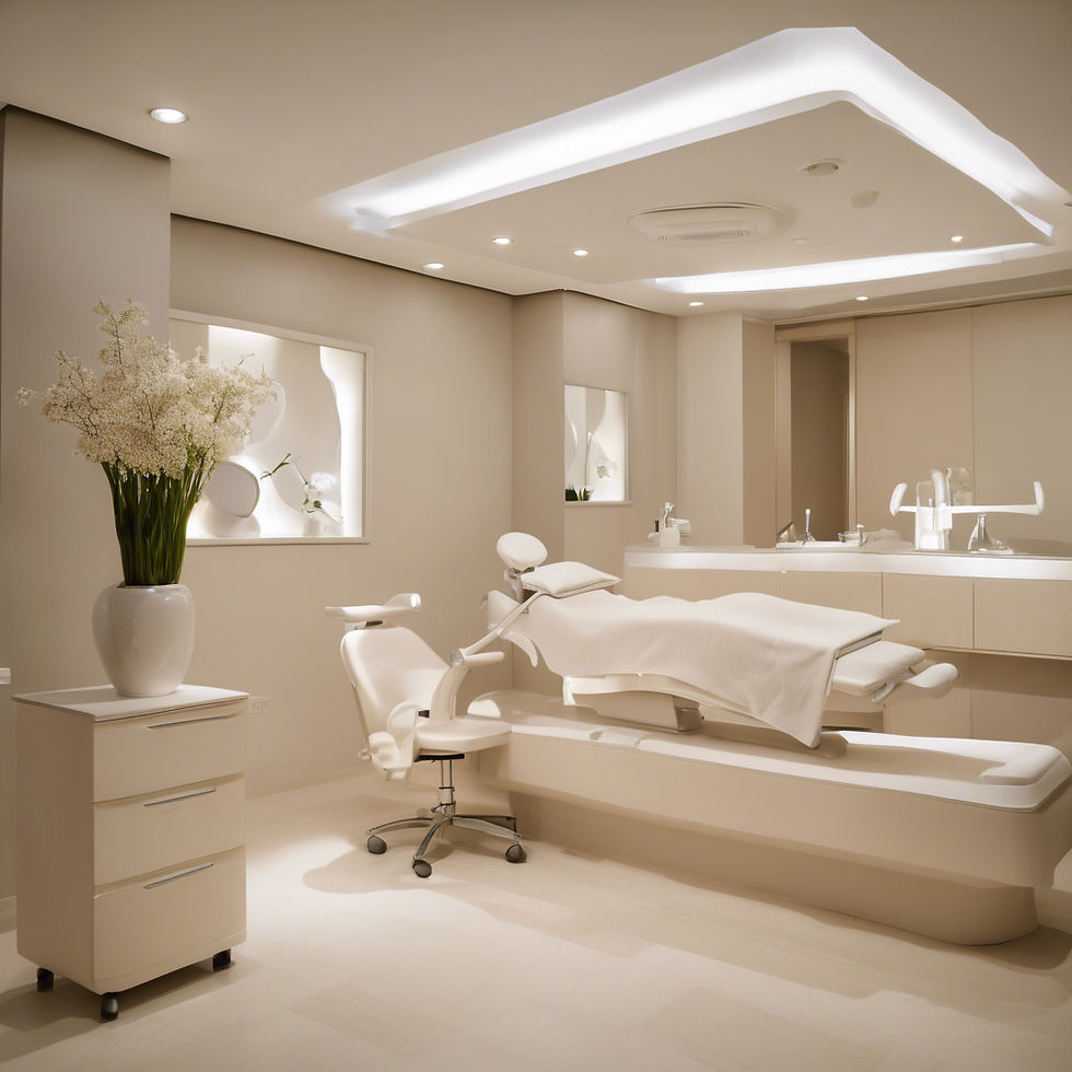 Image of a rejuvenation clinic. Use light tones, with whites and beiges. Keep it clean..jpg