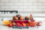 Table with food on top of it