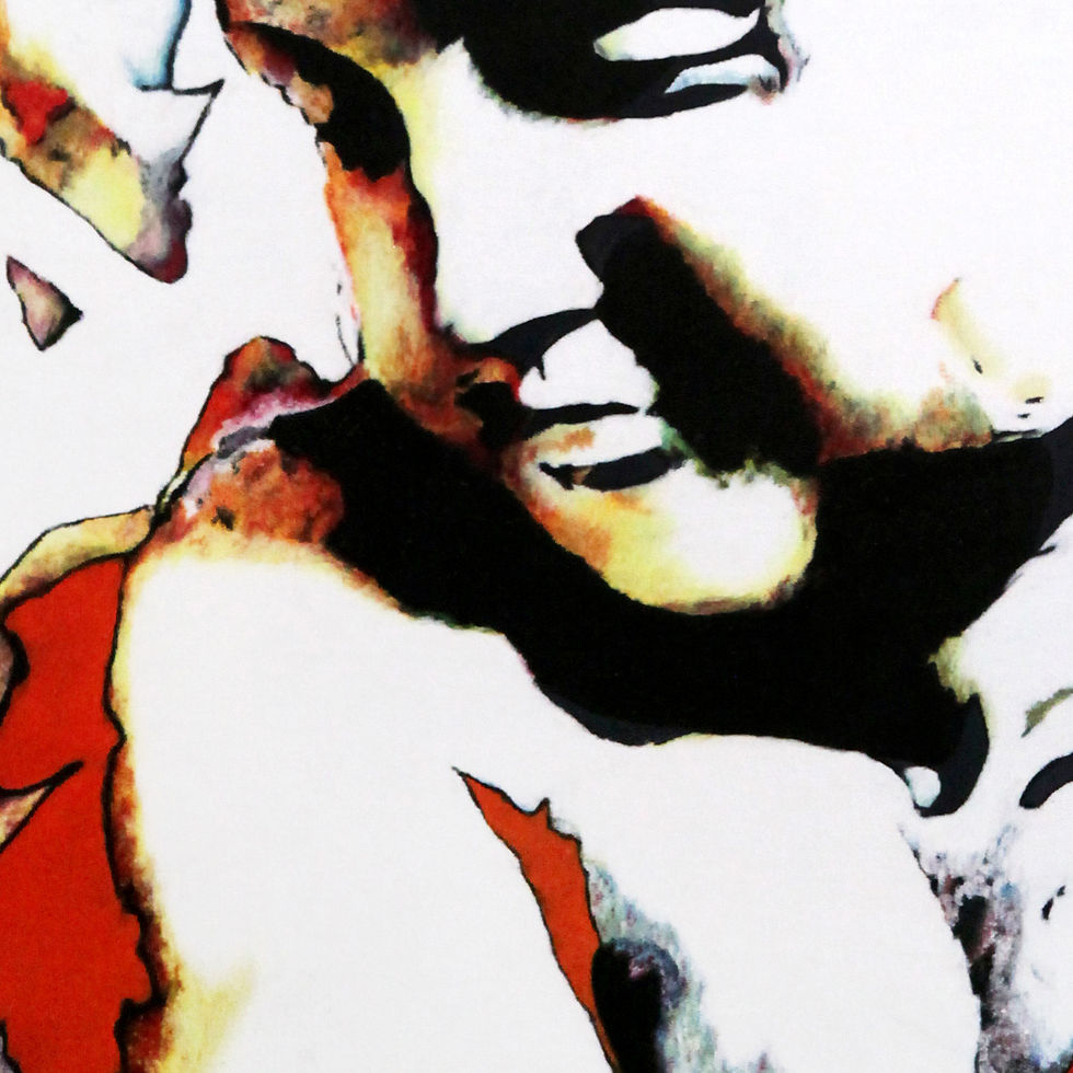 Thumbnail: Art-Oil painting on canvas-Inspiré de l'Enfant de Michel Ange-MercedesSoret-Collection_Religion-Détail4