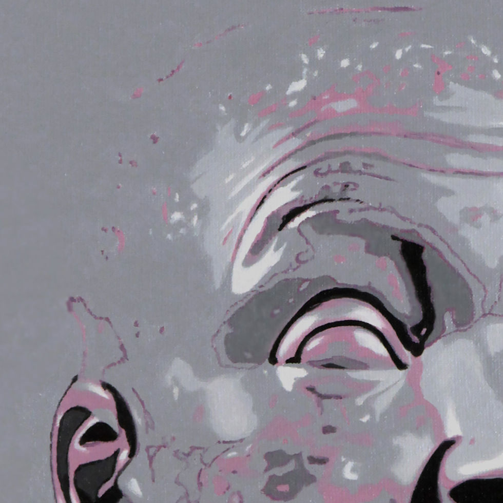 Thumbnail: Art-Oil painting on canvas-Inspiré de la Simplicité d'Esprit la plus Grande de Messerschmidt-MercedesSoret-Collection_Messerschmidt_Détail1