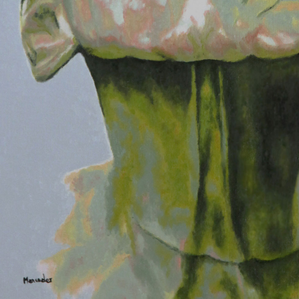 Thumbnail: Art-Oil painting on canvas-Inspiré de la seconde Tête au Bec de Messerschmidt-MercedesSoret-Collection_Messerschmidt_Détail4