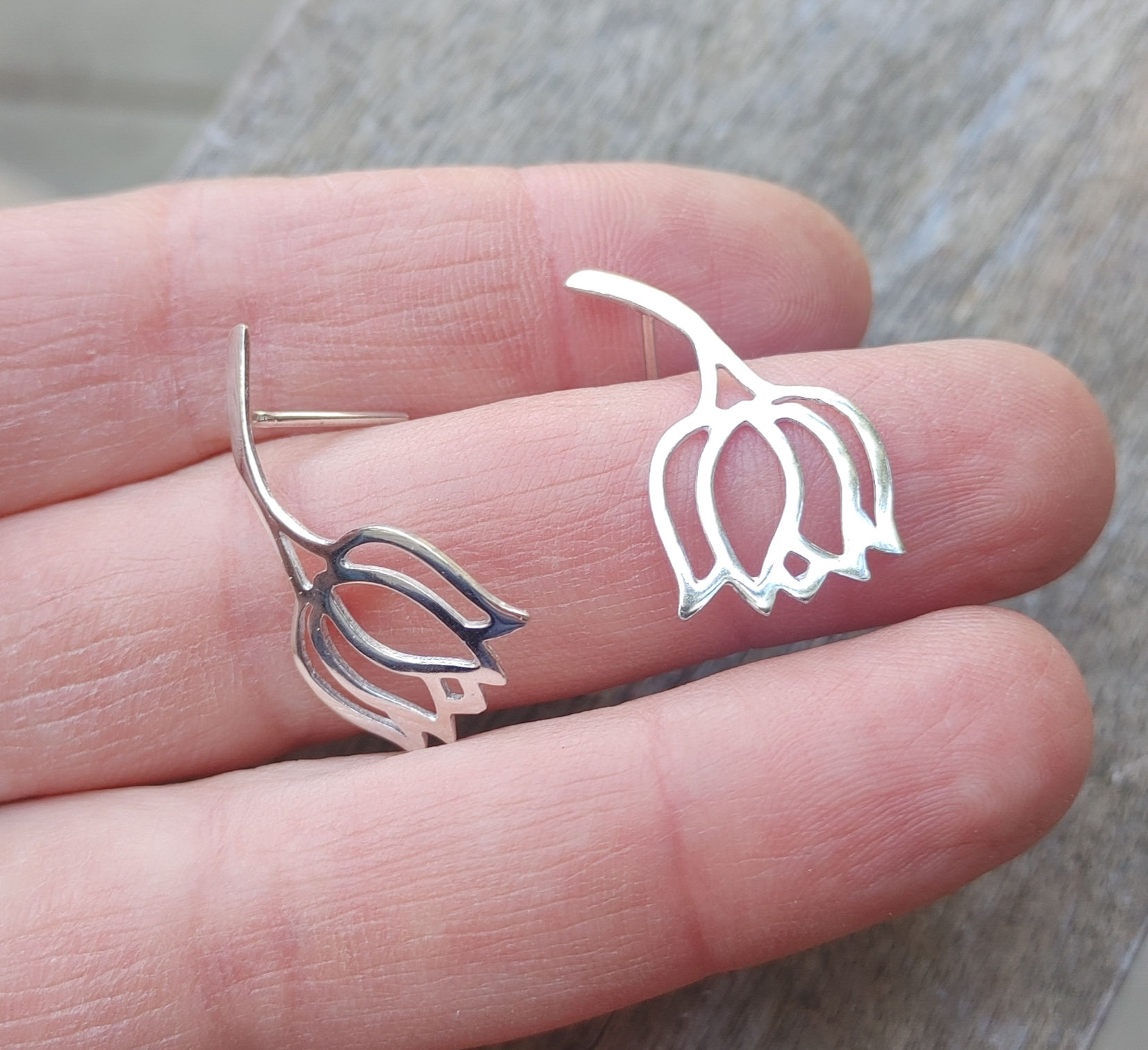 Tulip Stud Earrings