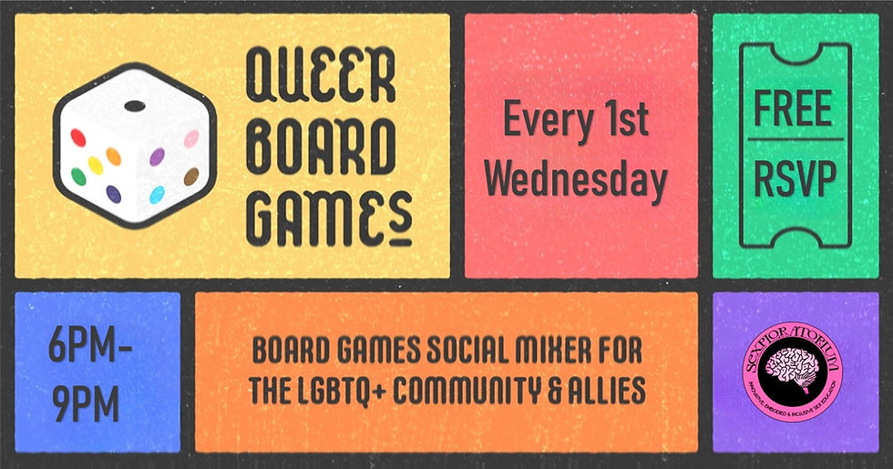 Queer Board Game Night: Singles Edition!