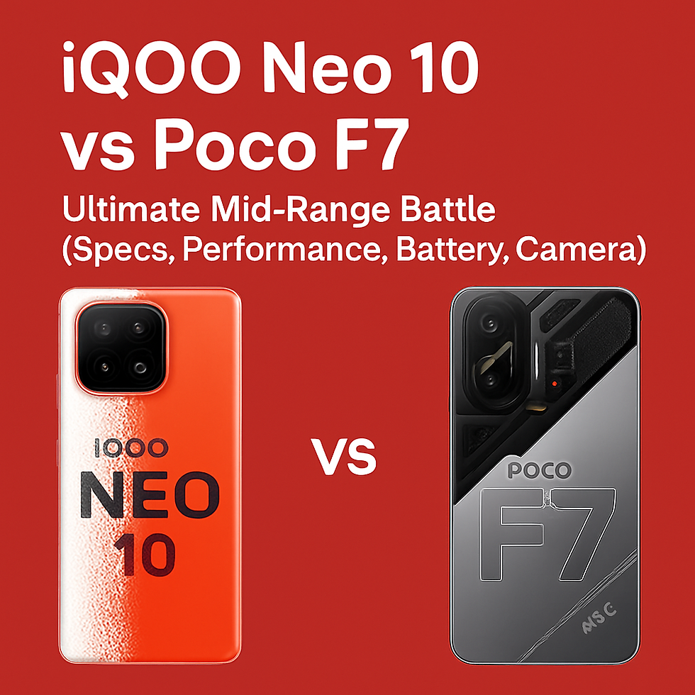 Iqoo Neo 10 vs Poco F7