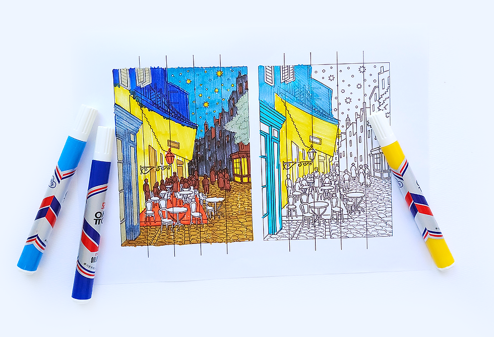 Masterpiece Art Activity for Kids – Van Gogh Inspired