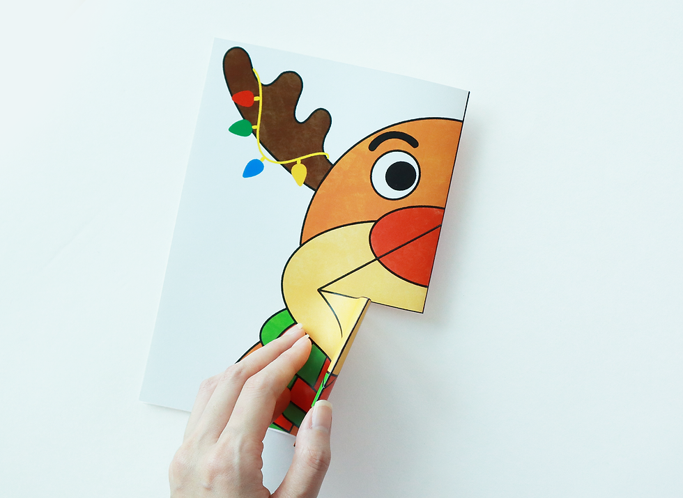 Printable Christmas Pop up Card Templates