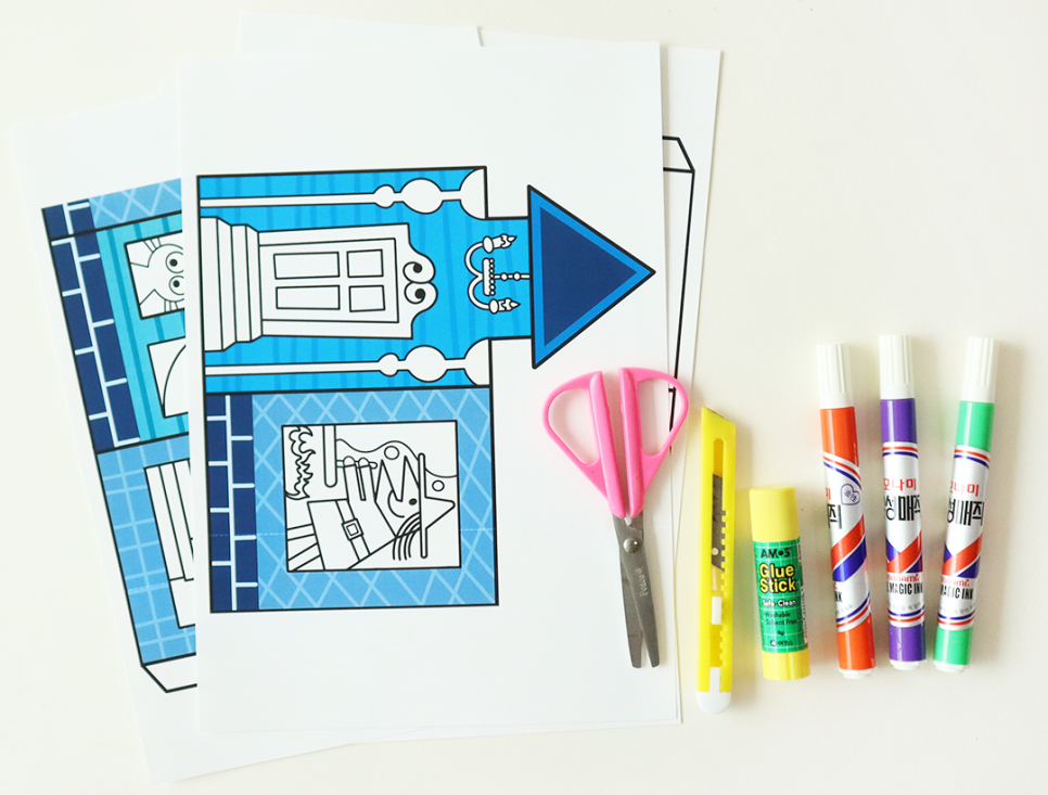 Haunted House Paper Craft Activity