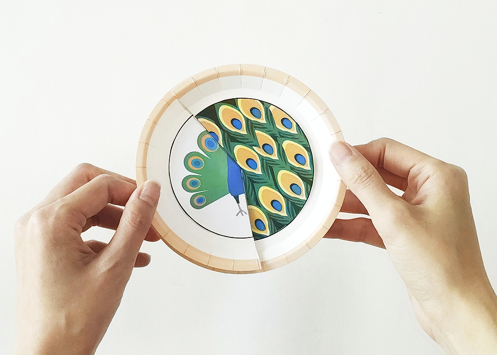 Animal Pattern Matching Craft Printable for Kids | Paper Plate Animal Craft