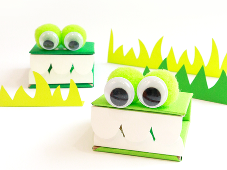 DIY Crocodile Castanets Puppet Craft for Kid