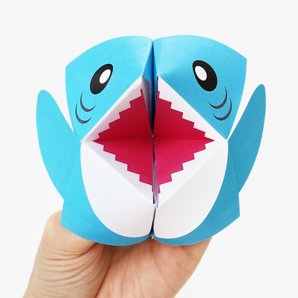 Baby Shark's Big Show Easy Origami Free Printable