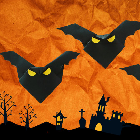 Easy Halloween Origami Bat Free Printables