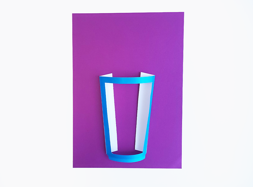 Making Juice Glass Paper Craft Ideas