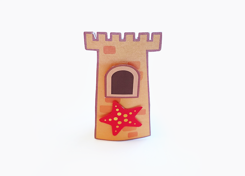 Sandcastle Summer Kids Crafts Printable