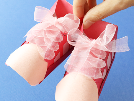 3D Paper Shoes Kids Crafts Printable