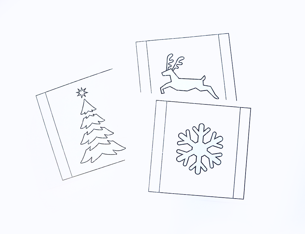 Simple 3D Christmas Paper Lantern Craft Activity