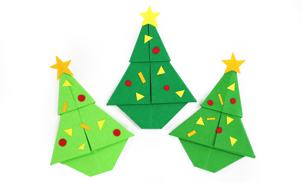 Easy Paper Christmas Tree for Kids