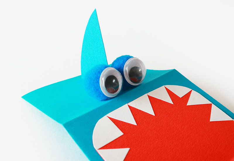 Shark Paper Hand Puppet Craft for Kid – DRAWINART
