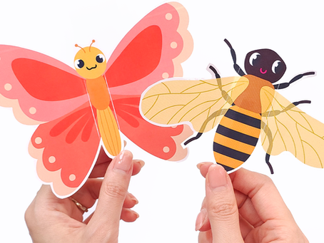 Clothespin Insect Craft Printable for Kids