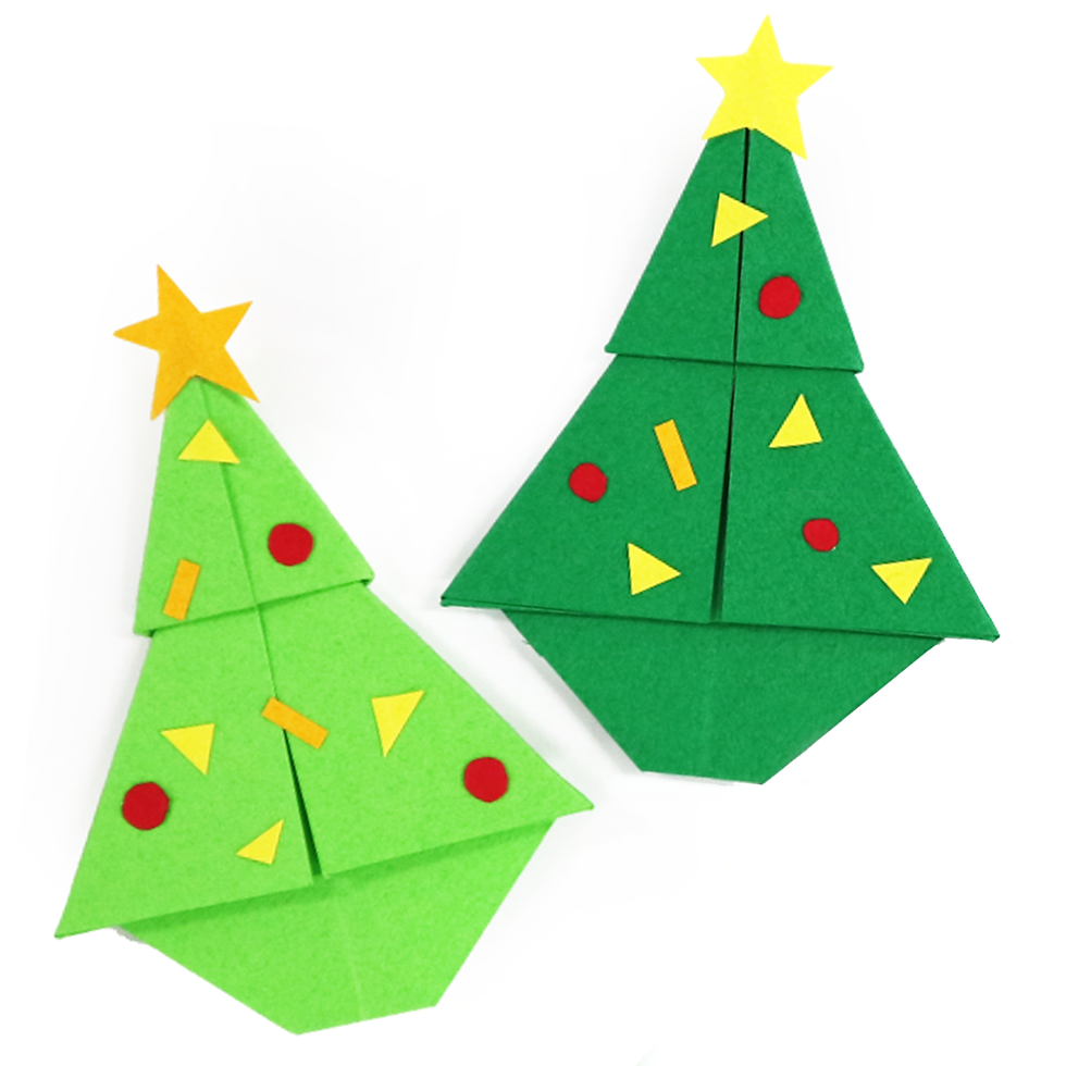 Easy Paper Christmas Tree for Kids