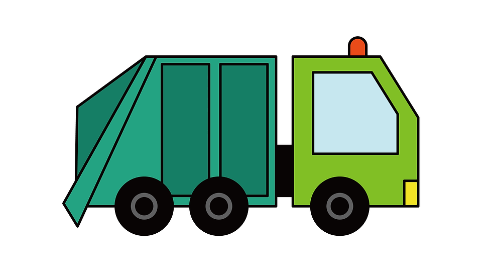 How to Draw a Garbage Truck – Free Printable | DRAWINART