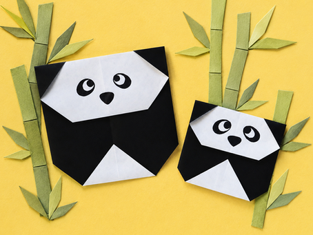 Origami Panda Paper Craft Tutorial