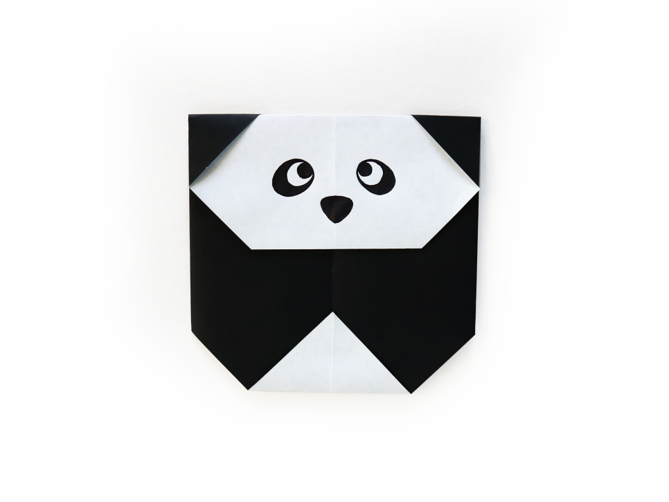 Origami Panda Paper Craft Tutorial