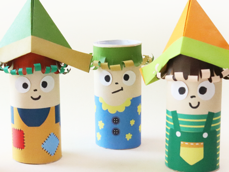 Fall Art Activity: How to Make a Toilet Paper Roll Scarecrow