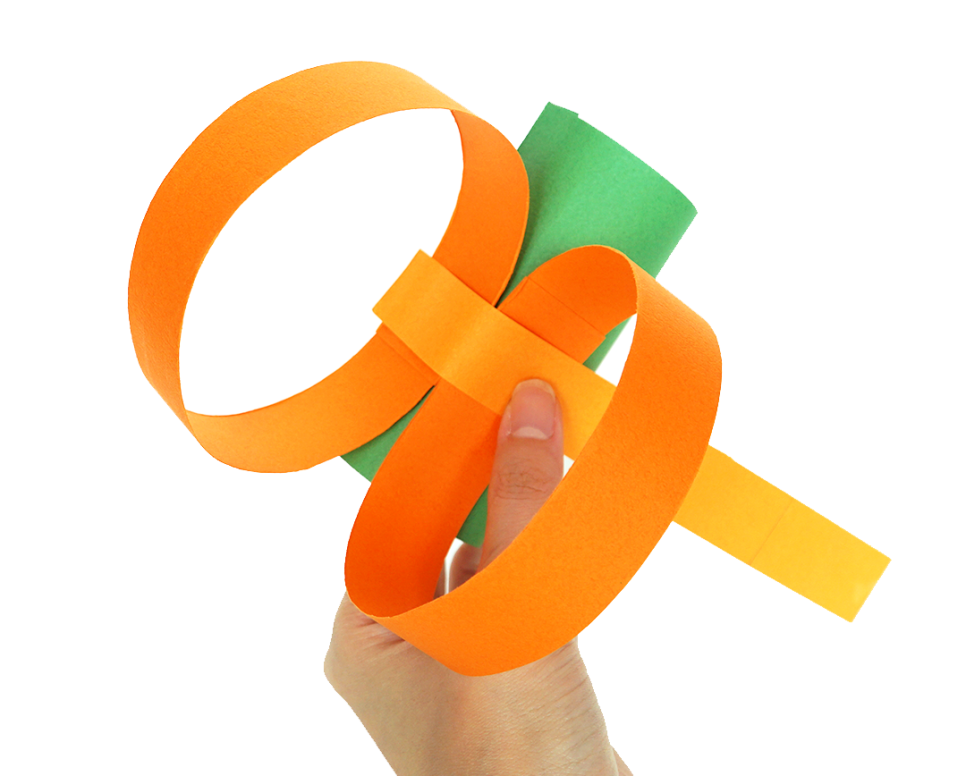 How to Make a Paper Strip Pumpkin Craft