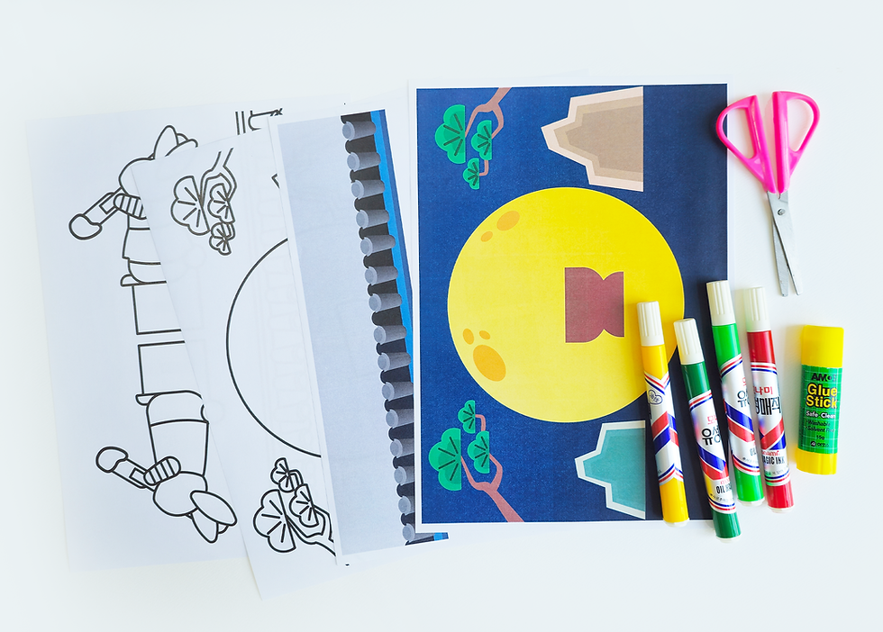 Moon Rabbit Drawing for Chuseok